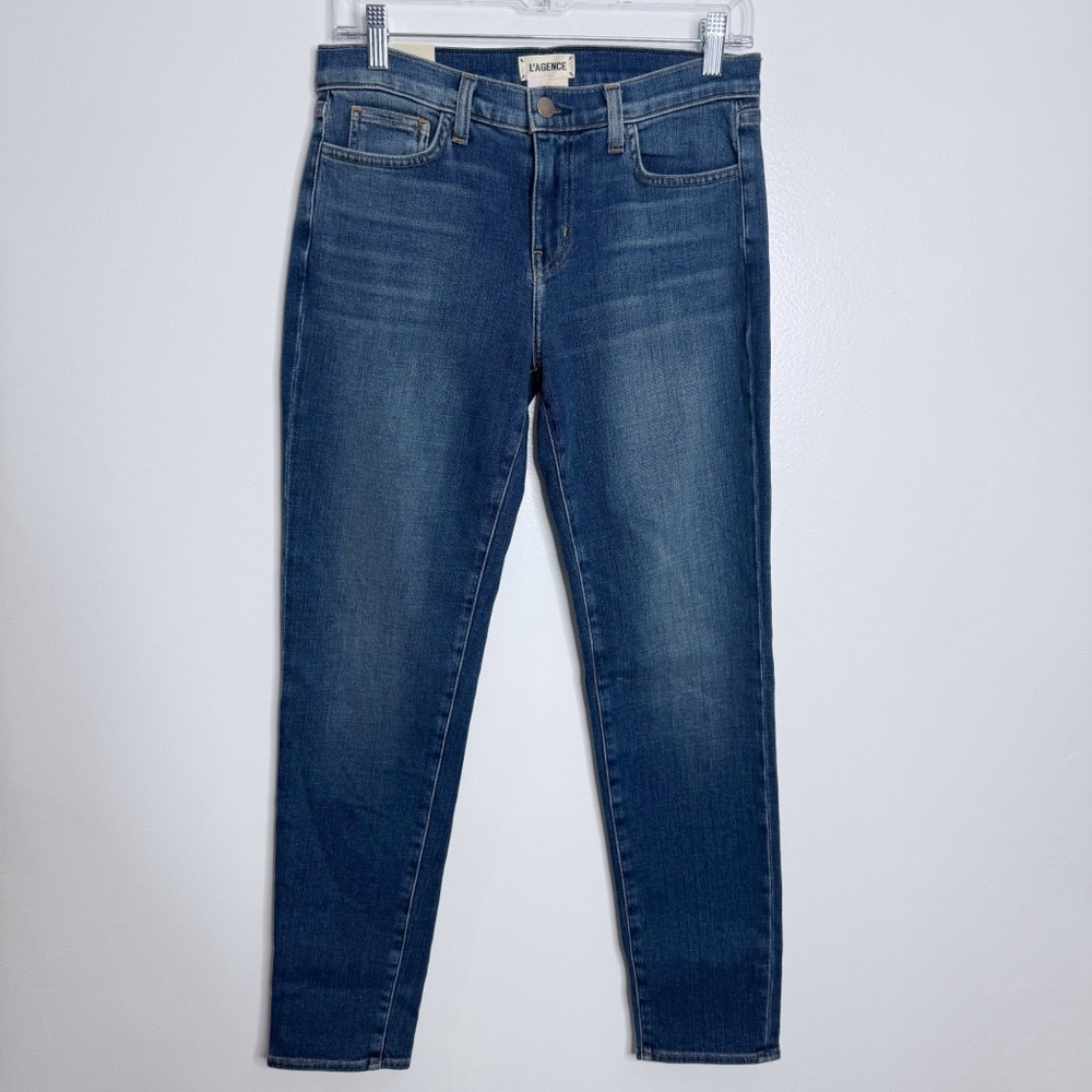 NWT L'agence Mon Jules The Perfect Fit Jeans‎ Authentique Blue Size 25 Casual - Picture 2 of 12